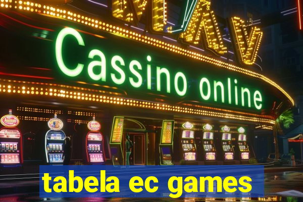 tabela ec games